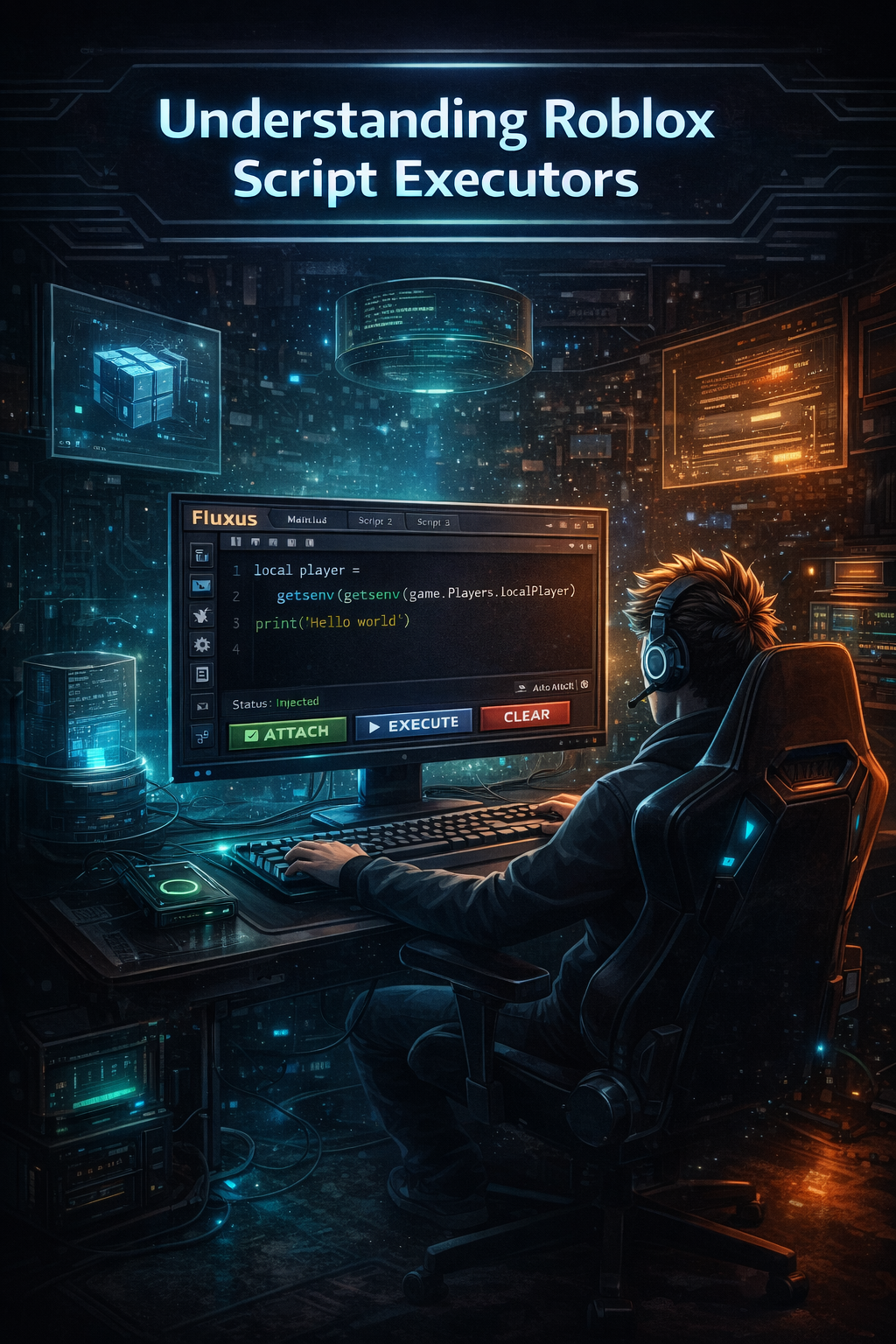 Roblox Lua scripting and script executor concept